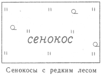 Условные знаки для топографических планов - Сочетания изображений сельскохозяйственных угодий | geosar.ru